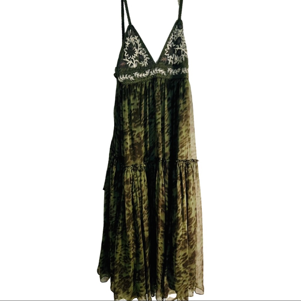 NWOT Free People Maxi Summer Dress with embroidery